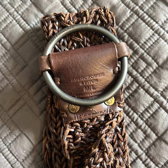 🍋Abercrombie and Fitch Belt. Brown. M/L - Picture 2 of 3